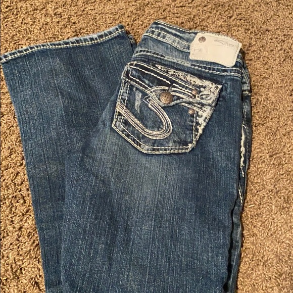 Silver bootcut jeans - Picture 1 of 3